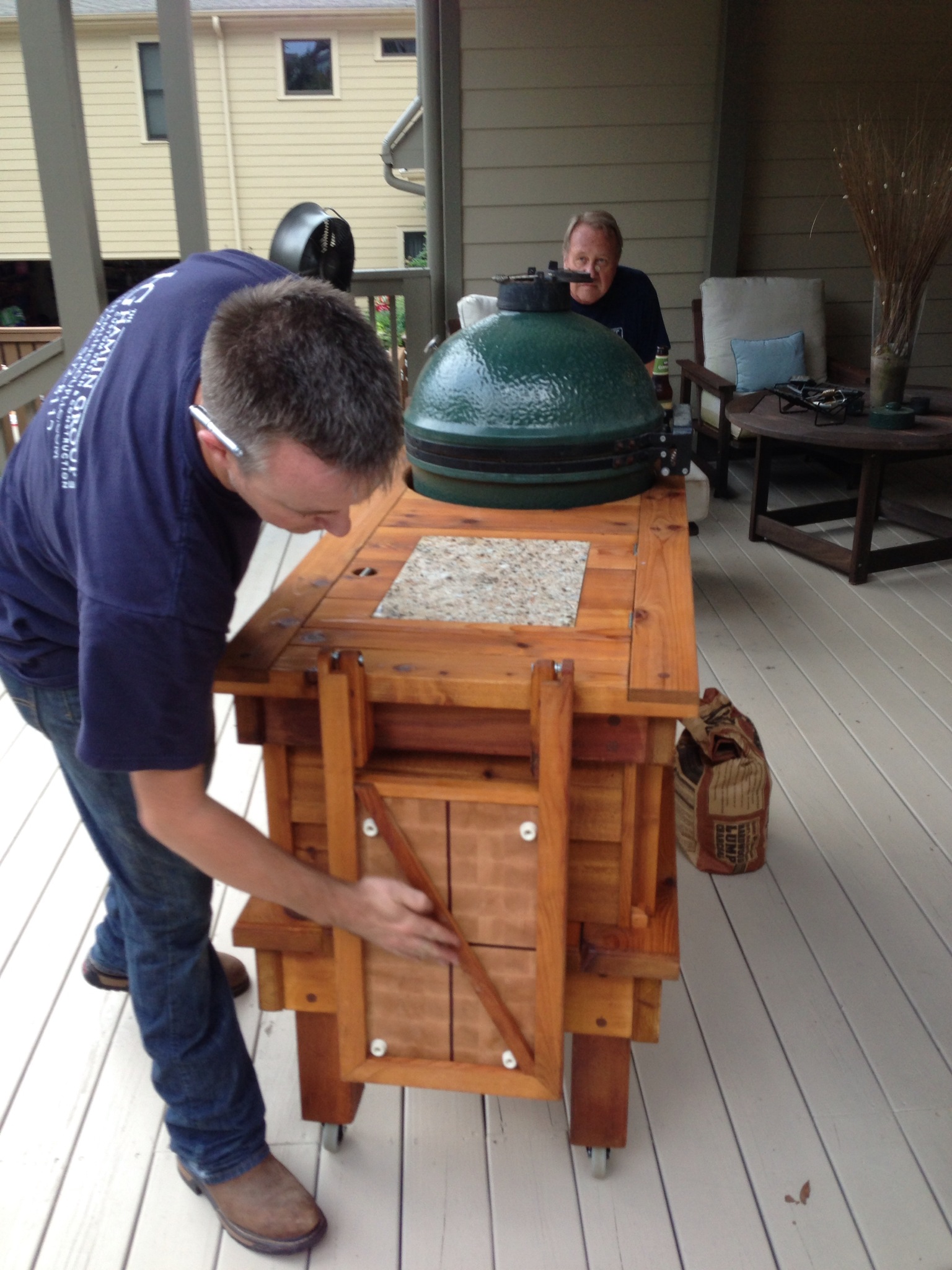 DIY Xl Big Green Egg Table Plans Download woodworking 